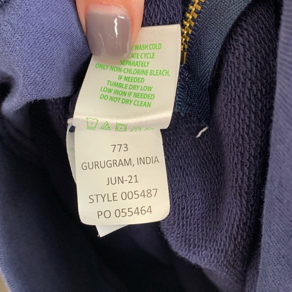 Lily Pulitzer Luxletic Beach Comber Pullover Sweatshirt Top S - Picture 11 of 12